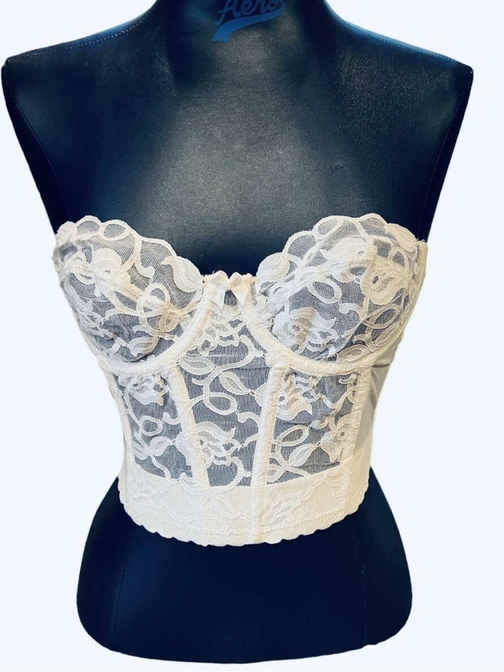 Vintage Victorias Secret Bustier Corset Lingerie Union Made USA